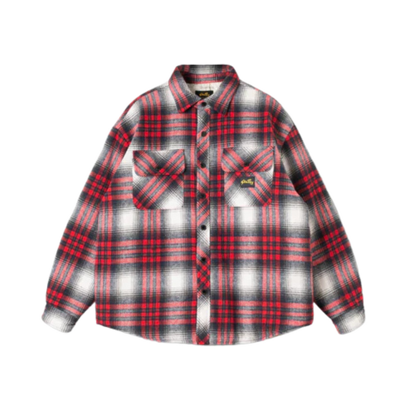 Quilted Plaid Overshirt