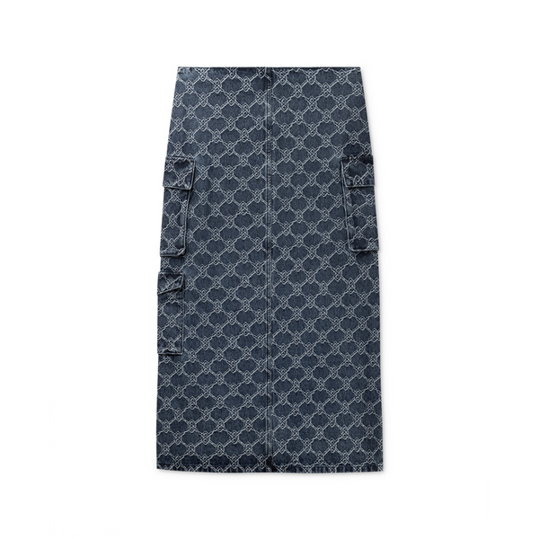 Zora Denim Cargo Skirt
