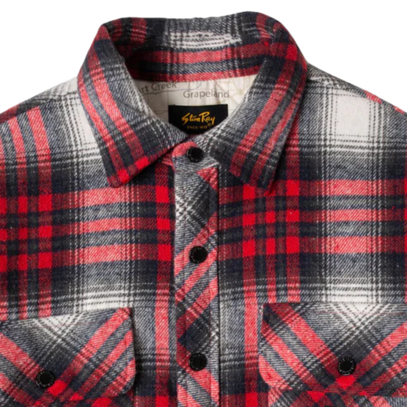 Quilted Plaid Overshirt