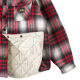 Quilted Plaid Overshirt