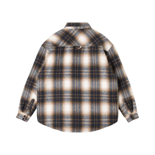 Quilted Plaid Overshirt