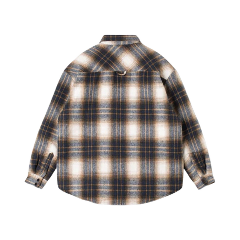 Quilted Plaid Overshirt