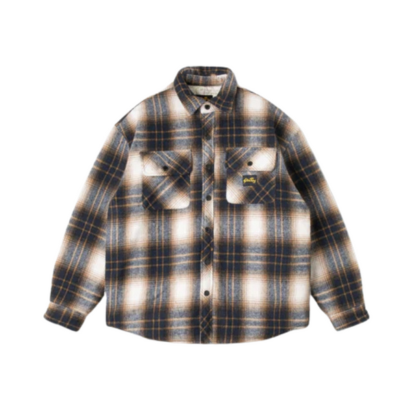 Quilted Plaid Overshirt