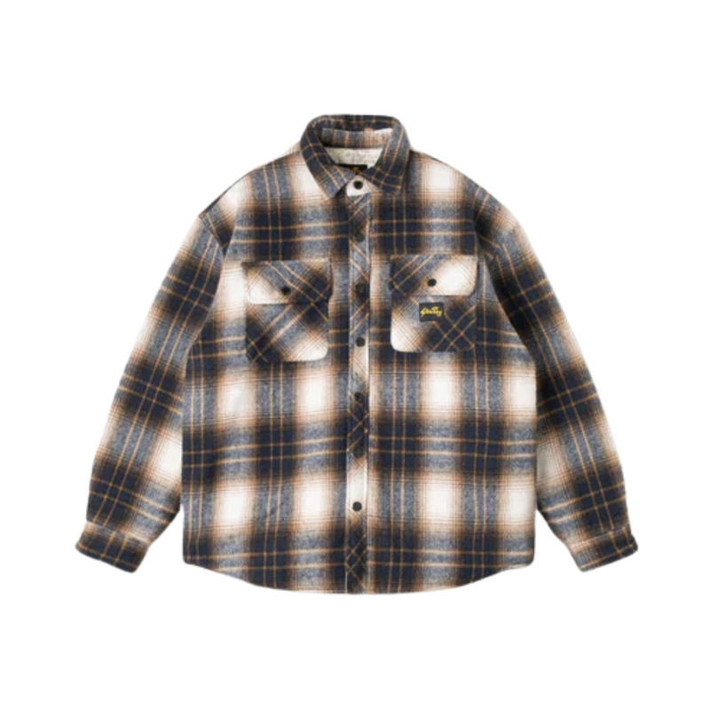 Quilted Plaid Overshirt