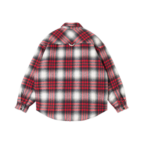 Quilted Plaid Overshirt