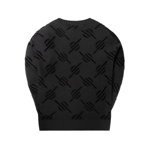 Tevin Monogram Knit Sweater